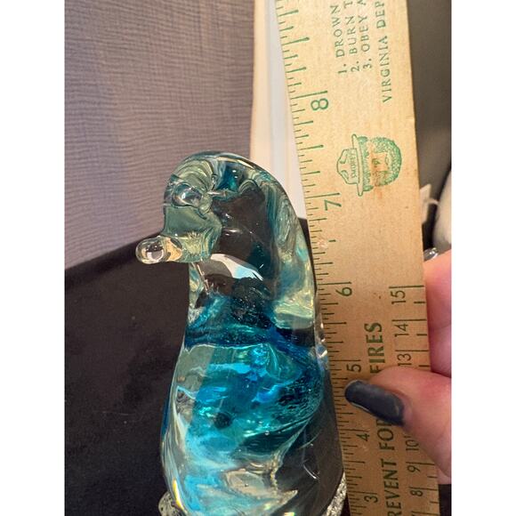 Vintage Italian Murano Dove Bird On Branch Art Glass Figurine Sculpture - Picture 7 of 8